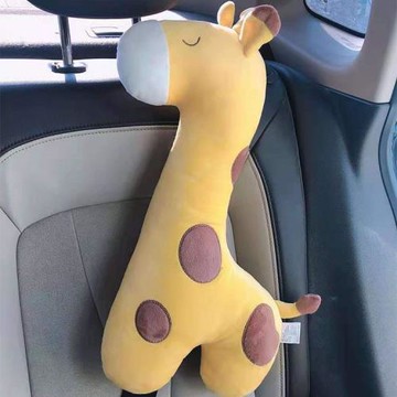 現貨一件代發兒童車載靠枕固定器睡覺抱枕卡通可愛韓國車內飾用品