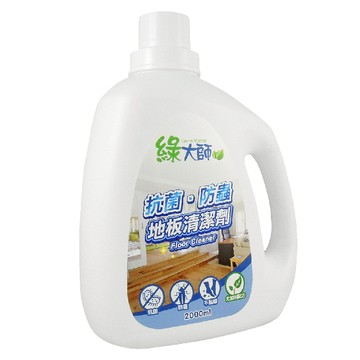 Green Master 綠大師 抗菌防蟲地板清潔劑 尤加利&香茅精油 各類地板適用  2L  1瓶