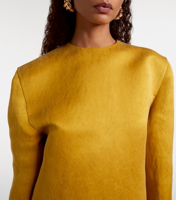 Saint Laurent Silk satin minidress