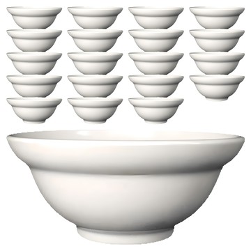 TATUNG 大同磁器 4.5吋生意碗 磁器碗 餐碗  白色  1組