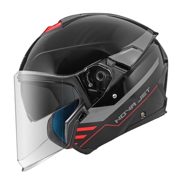 IRIE NOVA 629 安全帽 彩繪 SEVEN BL1 黑灰 內墨片 眼鏡溝槽 半罩 安全帽《比帽王》