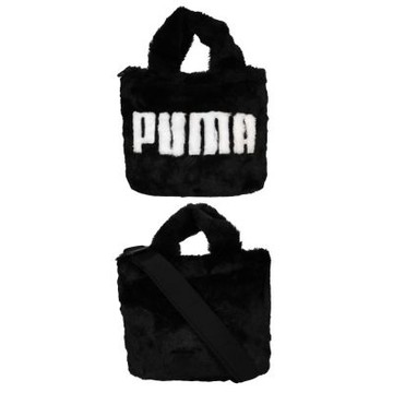 PUMA 側背小包-肩背包 旅行包 09171301 黑白
