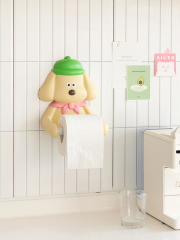 Matte Finish Push-to-Detach Toilet Paper Holder
