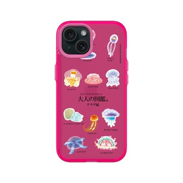 iPhone 15 Clear 粉漾桃 - 大人の図鑑 - 水母編