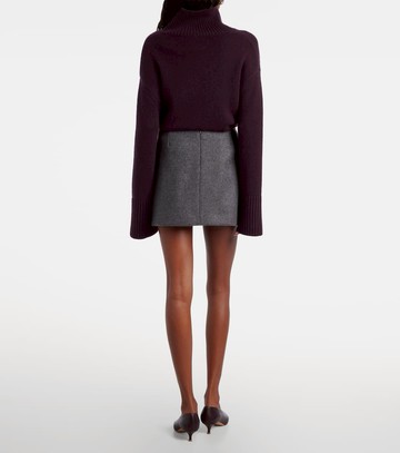 Sportmax Poggio virgin wool miniskirt