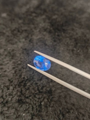 天然斯里蘭卡藍寶石 3.22克拉