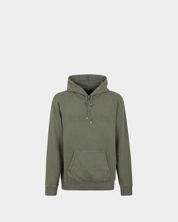 BALMAIN 刺繡連帽 T - L