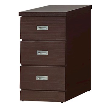 文創集 包格斯1.3尺三抽斗櫃(六色可選)-40x39x74cm免組