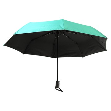 Kinyo 防滑黑膠自動晴雨傘 KU-9069 21吋  藍綠色