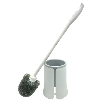 巧巧 抗菌馬桶刷組 刷子(7 x 46.5 x 7cm) + 刷座(12 x 14.2 x 11cm)  C3196  1組