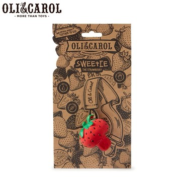【OLI&CAROL】迷你咬牙器-草莓✨送禮首選✨新生禮✨彌月禮✨育兒好物