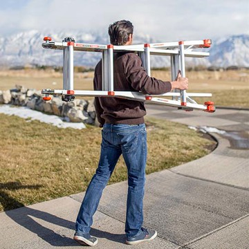 Little Giant 小巨人工作梯LEVELER 16517-801萬用梯M17含自動腳 (4-7呎)