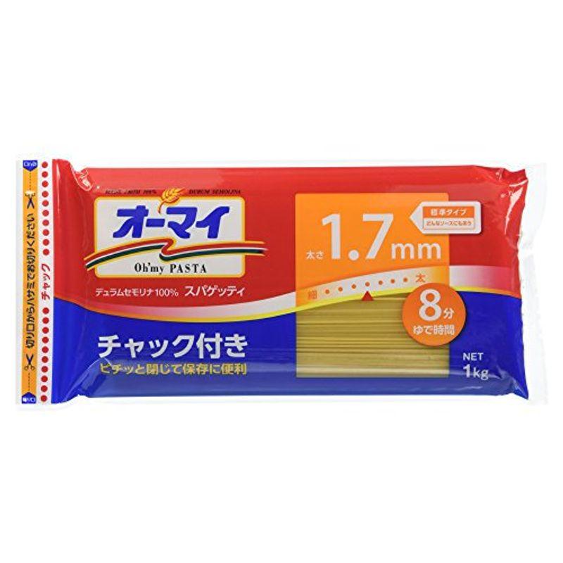 オーマイ スパゲティ1.7mmチャック付き 1kg