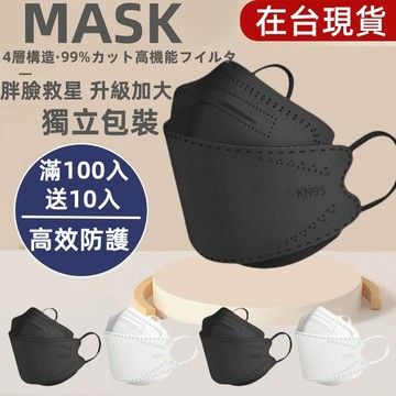 🔥下殺1元 買100片送10片 在台現貨大碼口罩升級加大款大號口罩MASK 專屬大臉設計胖臉人士佩戴舒適大號加寬小胖口罩
