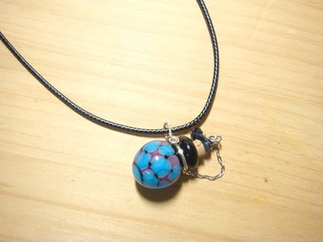 柚子林琉璃 - 精油瓶 / 聞香瓶 項鍊 - 神秘嘉賓 (圓身瓶)