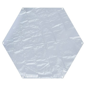 Swiss Mountain 六角圓頂帳篷專用六角地布  5-6 人(263 x 228 x 132 厘米)  銀灰色+深灰色