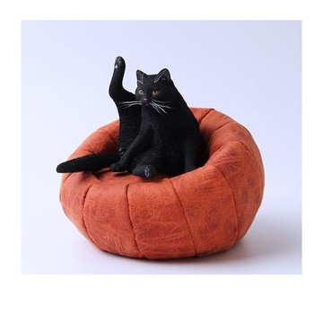 JXK Studio 1/6 比例動物系列 懶貓4.0 (附沙發) 黑貓