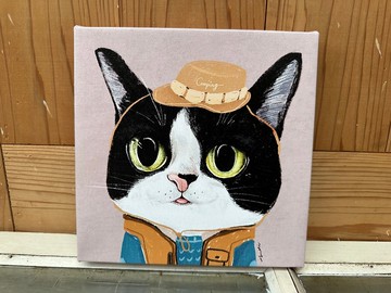 無框畫收藏_露營家_賓士貓的開心做無聊事