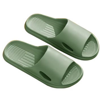 超輕量EVA厚底拖鞋，高品質防滑，多種尺寸顏色可選  38~39  淺綠色  2雙