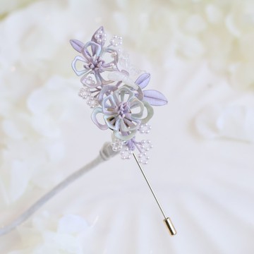 漸變梅花胸針 纏花 春仔花