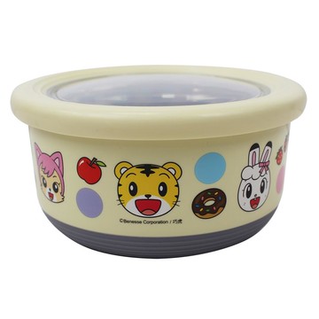 巧虎 不銹鋼圓形保鮮餐碗-大-黃