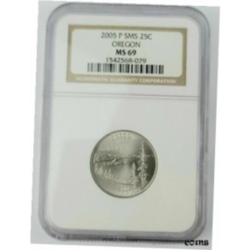 品質保証書付】 アンティークコイン NGC PCGS 2005 P SMS 25C Oregon