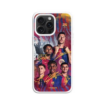 iPhone 15 Pro Max SolidX 白 - FC Barcelona - Team 1 Signature Edition
