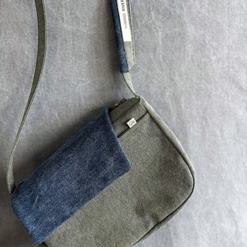 撞色小蓋頭 | 郵差小包 | 沼澤綠 | 斜背包 | 街包