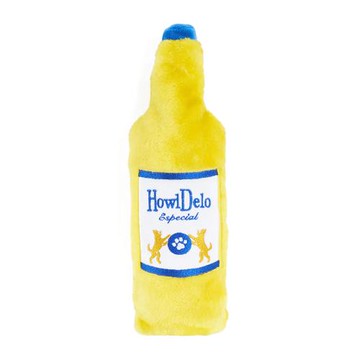 ZippyPaws 歡樂時光瓶-黃色汽水(狗狗玩具 寵物玩具 發聲玩具 毛絨玩具)