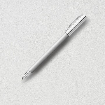 【Faber-Castell】成吉思汗AMBITION銀絲不銹鋼0.7mm鉛筆免費刻字