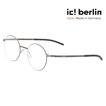 【ic! berlin】Oroshi 2.0 Graphite 德國薄鋼眼鏡 公司貨 台南時代眼鏡 蔡司優視力專家