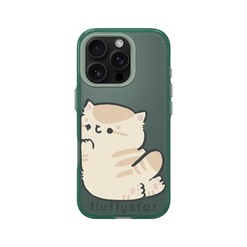 iPhone 16 Pro Clear 憂墨綠 - fluffystar 毛絨絨星人 - Bobo貼貼