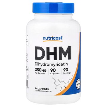 Nutricost, 二氫楊梅素（DHM），350 毫克，90 粒膠囊