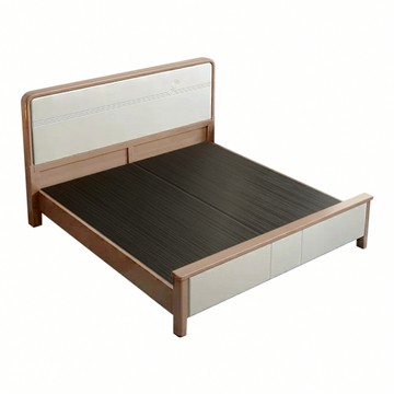 【IDEA】溫潤木色美家寬大實木床架 床組/雙人5尺房間組