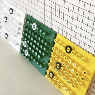 義大利 Ring A Date 經典塑料萬年曆 黃