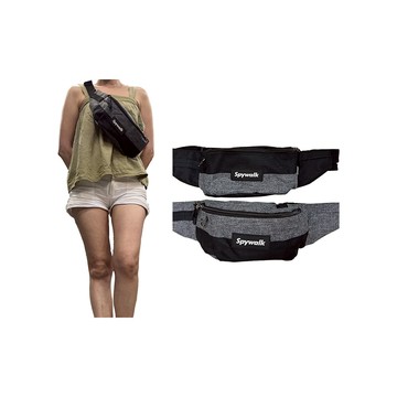 ~雪黛屋~SPYWALK 腰胸包小容量插筆外袋簡易輕便青少全齡適SW7264