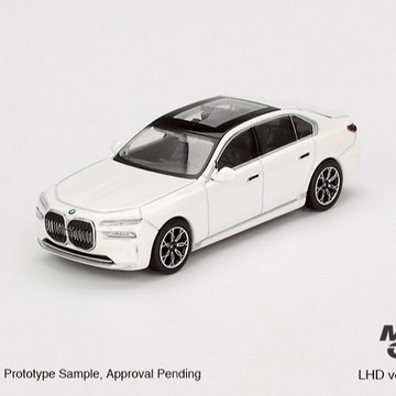 【東海模型】MINIGT 1/64 BMW i7 xDrive60 Mineral White LHD 左駕 MGT00819-L