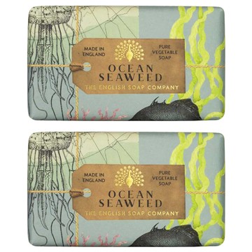 THE ENGLISH SOAP COMPANY 英國製皂 英國手工皂 20週年系列 海藻  190g  2個