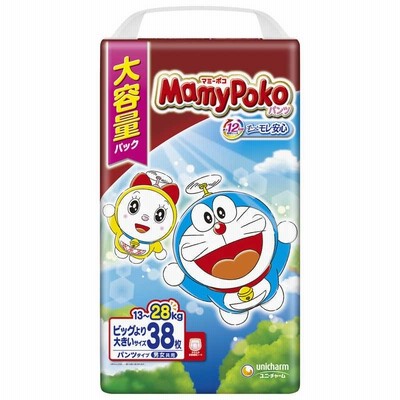 ユニチャーム　マミーポコパンツ ビッグ大 38枚 ドラえもん　
