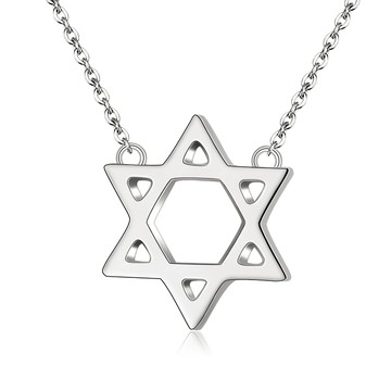 項鍊．六芒星．白鋼．閨蜜禮物．無禮盒