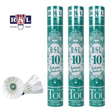 RSL亞獅龍10號球耐打飛行穩定室內室外業余訓練球鶿鴣羽毛球12只