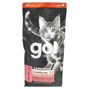 go SOLUTIONS 全齡貓無穀飼料 海洋鮭鱈 8lb (3.63kg) 74%肉類蛋白質  1袋