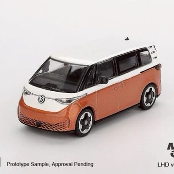 【東海模型】MINIGT 1/64 福斯 Volkswagen ID.Buzz Candy White Energetic Orange MGT01061-L