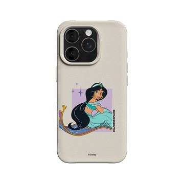 iPhone 16 Pro SolidX 貝殼灰 - 迪士尼-公主系列 Disney Princess - 公主專屬系列-阿拉丁 茉莉公主