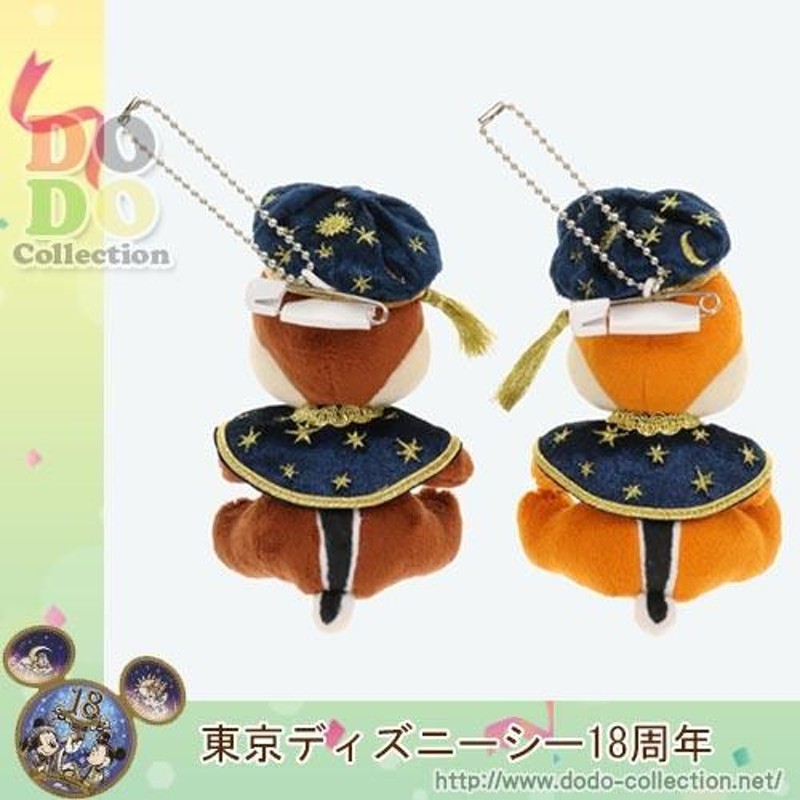 チップ＆デール ぬいぐるみバッジ 東京ディズニーシー18周年 フォート