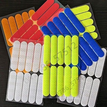 【台灣熱銷】電動車反光貼 摩托車夜間貼紙 汽車個性頭盔 自行車裝飾貼片 防水劃痕