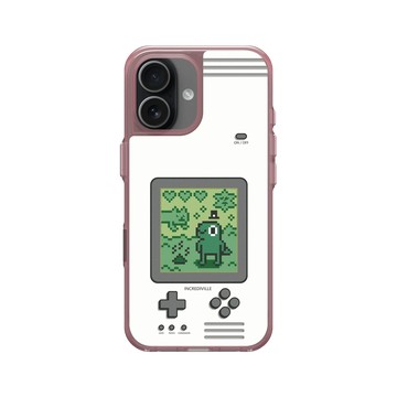 iPhone 17 Clear (相機按鈕) 晶醺玫 - 怪奇事物所 Incrediville - 8-bit所長飼育家