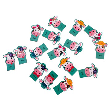 BS Toys 猜猜哞哞在哪裡? 1組 混合顏色 兒童益智玩具  益智主題