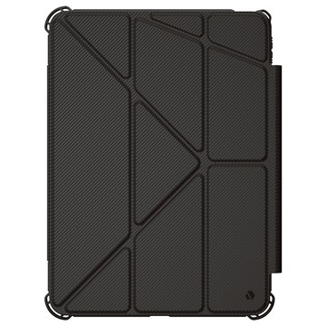 JTLEGEND Mighty Transformer相機快取可拆面蓋防摔皮套 含Apple pencil筆槽 + 磁扣  黑色  1個  iPad Pro 11 2021/2022 iPad Air 10.9 2020/2022 iPad Air 11 2024/2025