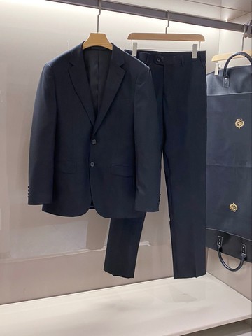 LP男士Loro高端 精紡羊毛行政商務休閑羊毛西服套裝 細膩柔軟舒適鑫弘-錦衣華服